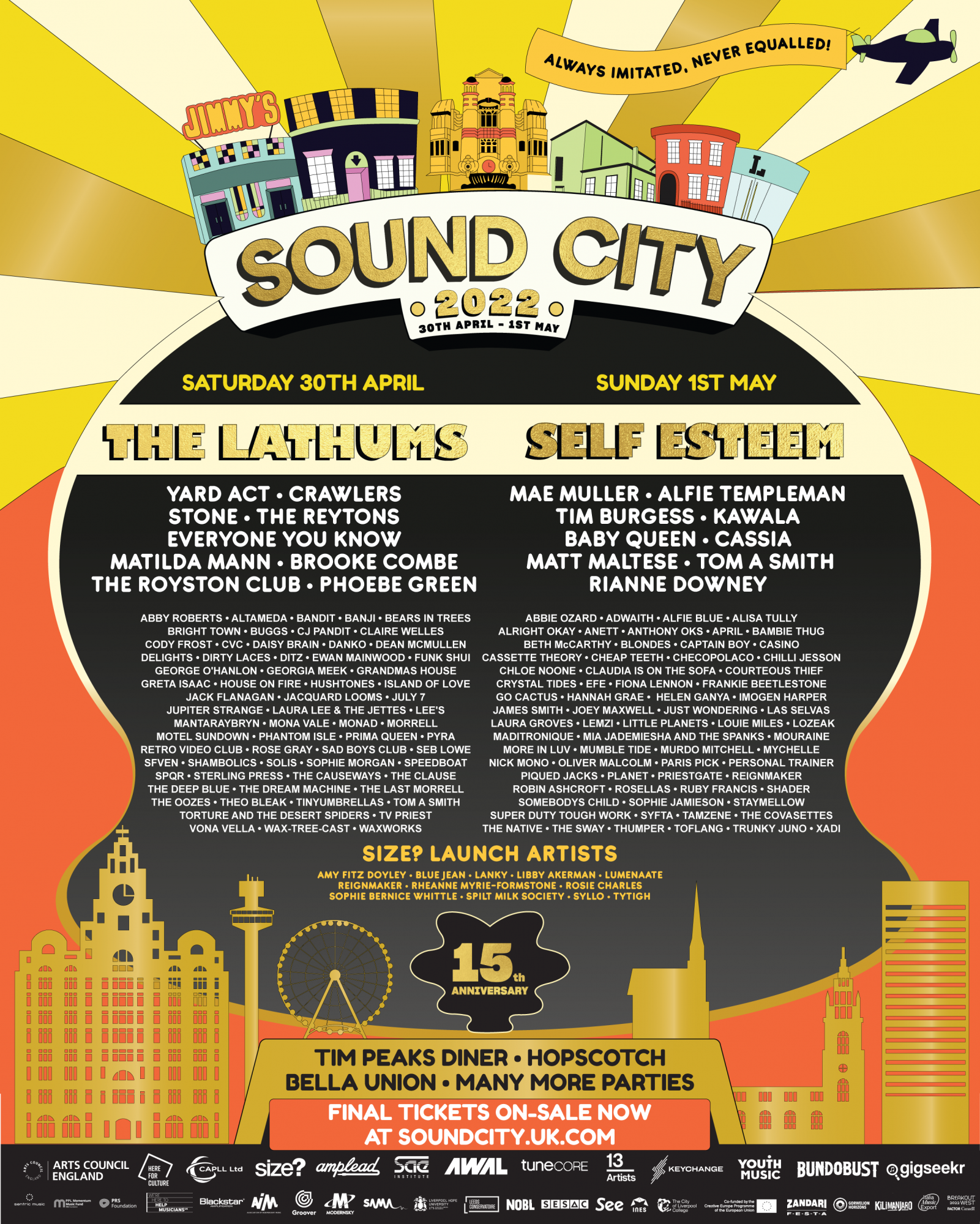 Stage Splits Revealed For Sound City 2022!
