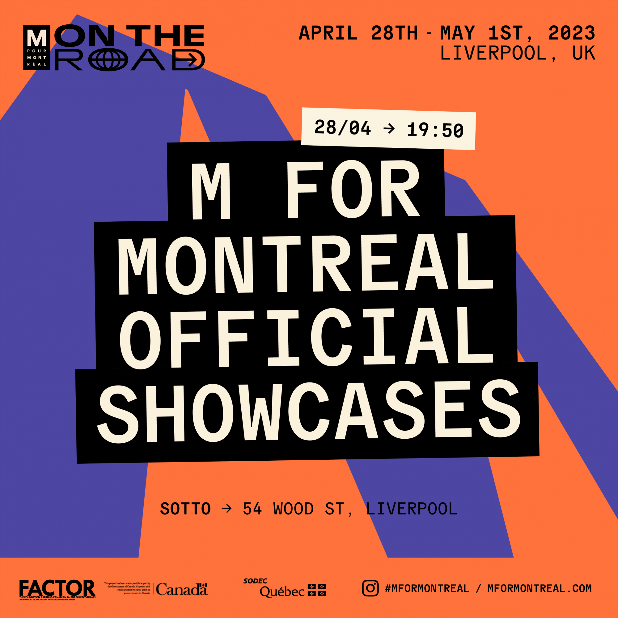 M for Montreal @Sound City 2023
