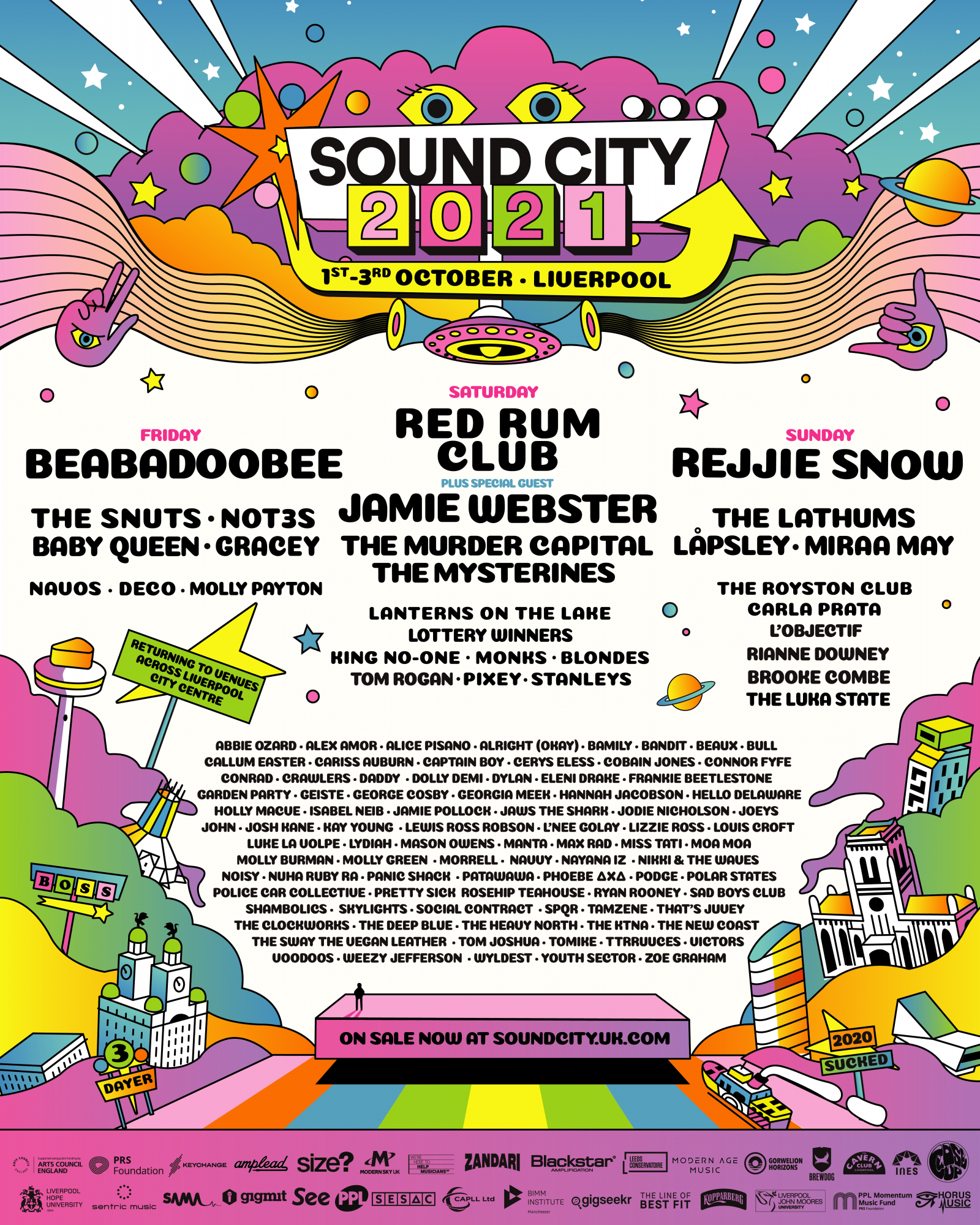 Liverpool Sound City will return to city centre in 2021, Beabadoobee announced among more than 50 additions to line-up