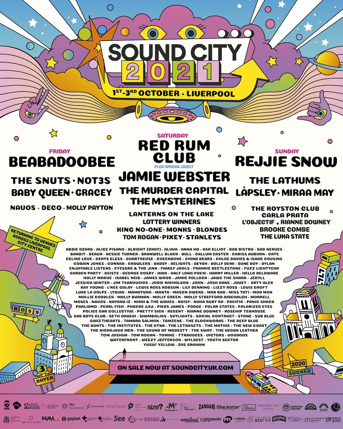 50+ Artists Added To Sound City 2021 Line-Up